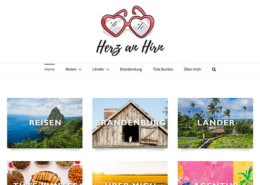 Bild Projekt Webdesign - für Herz an Hirn von Reisebloggerin Laura Schneider