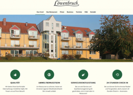 Bild Projekt Webdesign - für das Landhotel Löwenbruch