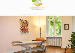 Projekt Webdesign - für Physiotherapie-Praxis OSTEO PLUS PHYSIO - von Renate Kastein